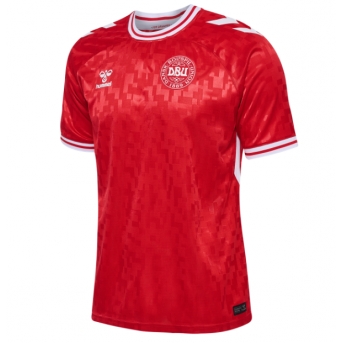 Danimarca Maglia Gara Casa Repliche Europei 2024